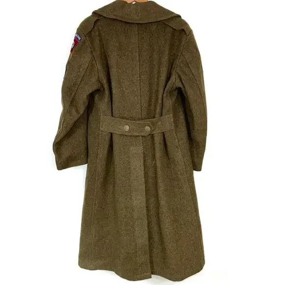 SOLD 💕Vintage Military Army 1940s Olive Drab 82nd Airborne Division Sergeant - Picture 12 of 16